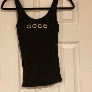 Bebe Vintage Swarovski Tank Top